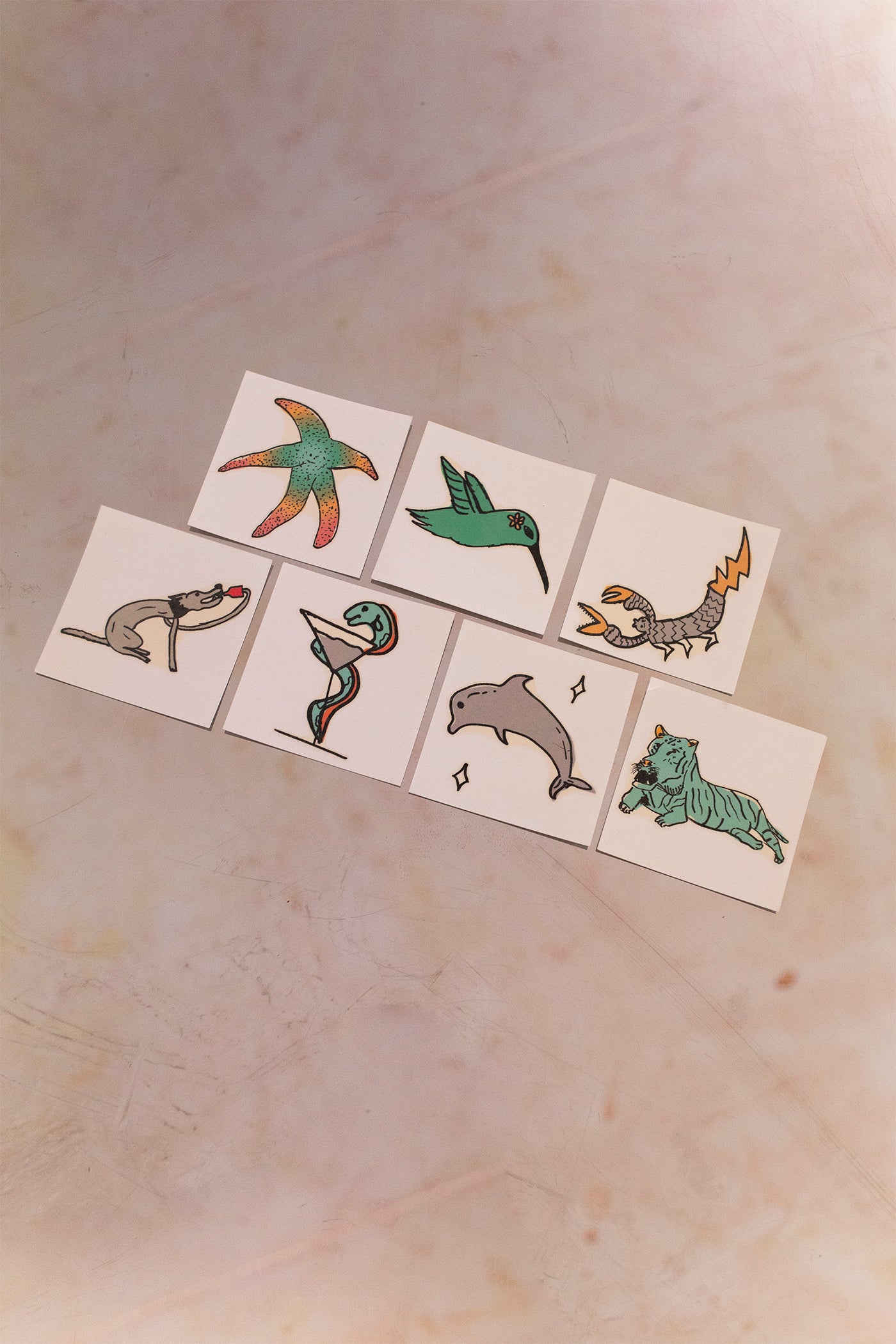 Temporary Tattoos set