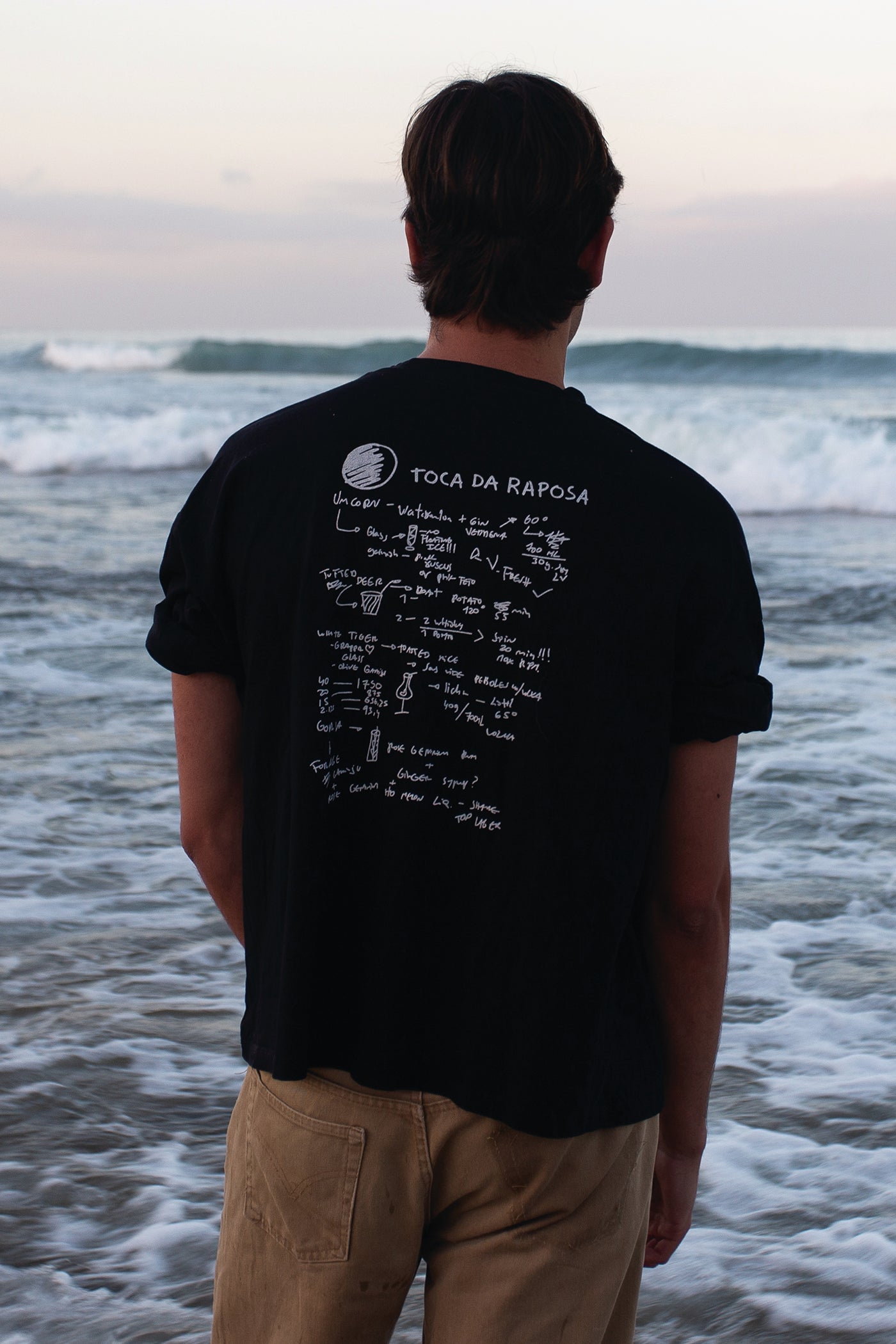 Deer black longsleeve t-shirt